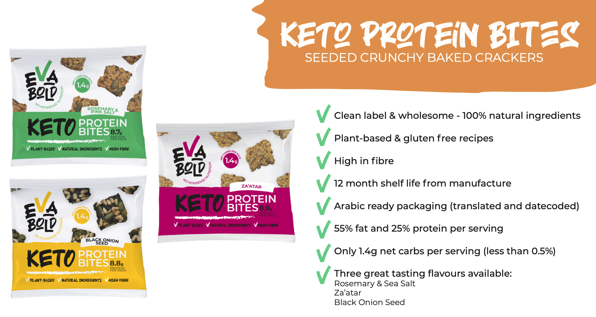 evabold keto protein bites
